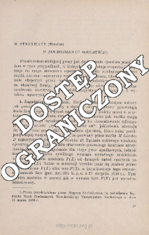 O dochodzeniu ojcostwa