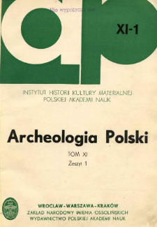 W sprawie genezy i rozwoju grupy wysockiej kultury łużyckiej : (problematyka stosunk&oacute;w kulturowych na Ukrainie zachodniej i terenach sąsiednch w młodszej epoce brązu i w okresie halsztackim)