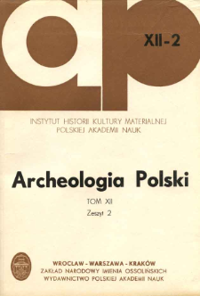 Z zagadnień periodyzacji dziej&oacute;w garncarstwa na ziemiach polskich
