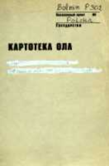 Kartoteka Ogólnosłowiańskiego atlasu językowego (OLA); Bolmin (302)