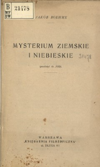 Mysterium ziemskie i niebieskie