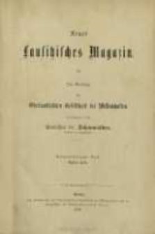 Neues Lausitzisches Magazin. (1883-1884) Bd. 59