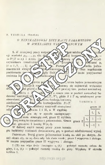 O minimaksowej estymacji parametr&oacute;w w rozkładzie wielomianowym