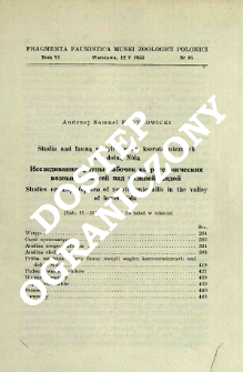 Limnocalanus macrurus G. O. Sars w jeziorach p&oacute;łnocno-wschodniej Polski = Limnocalanus macrurus G. O. Sars v ozerah severno-vostočnoj Pol'&scaron;i