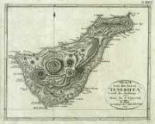 Charte von der Insel Teneriffa