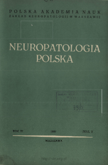 Neuropatologia Polska T.4 z.2 (1966)