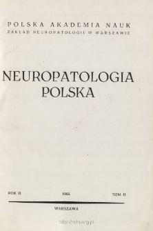 Neuropatologia Polska T.2 z.2 (1964)