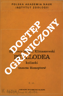 Psyllodea - koliszki (Insecta: Homoptera)