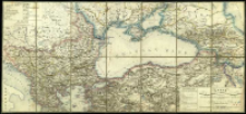 Karte der europ&auml;ischen T&uuml;rkei und des Gebiets des Schwarzen Meeres : enthalted grossen Theil Klein-Asiens, S&uuml;d-Russlands, einen Theil Persiens u. Kaukasien