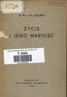 Życie i jego wartość