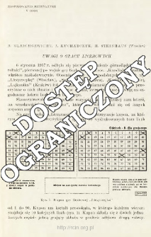 Uwagi o grach liczbowych