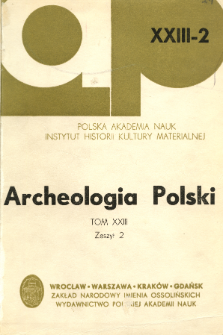 Niekt&oacute;re problemy chronologii wczesnego neolitu na Śląsku