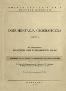 Zagadnienia mapy hydrograficznej Polski