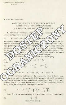 Rozwiązywanie numeryczne r&oacute;wnań trzeciego i czwartego stopnia o wsp&oacute;łczynnikach rzeczywistych