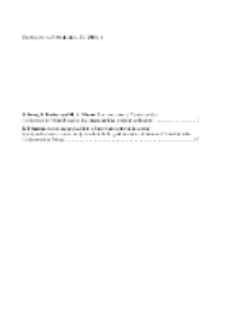 Fragmenta Faunistica - Spis treści vol. 53, no. 1