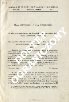 Sur un Turbellari&eacute; vivant sur les branchies de Gammarus ischnus G. O. Sars (Rhabdocoela, Dalyelliidae)