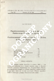 Pseudoscorpionidea z Kaukazu w zbiorach Państwowego Muzeum Zoologicznego