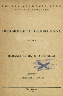 Badania klimatu lokalnego