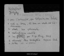 Kobylino. Files of Ciechanow district in the Middle Ages. Files of Historico-Geographical Dictionary of Masovia in the Middle Ages