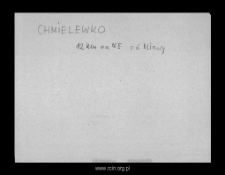 Chmielewko. Files of Mlawa district in the Middle Ages. Files of Historico-Geographical Dictionary of Masovia in the Middle Ages