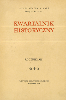 Kwartalnik Historyczny R. 63 nr 4-5 (1956), Studia poświęcone Natalii Gąsiorowskiej, Recenzje