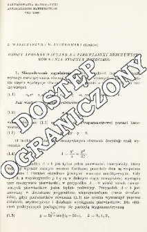Wzory aproksymacyjne na pierwiastki rzeczywiste r&oacute;wnania stopnia trzeciego