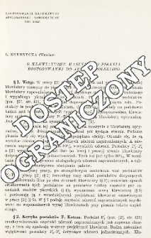 O klawiaturze maszyny do pisania dostosowanej do języka polskiego