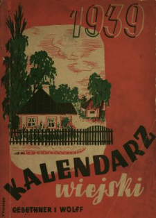 Kalendarz Wiejski na Rok 1939