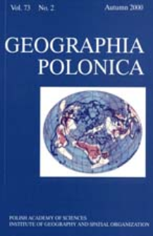 Geographia Polonica Vol. 73 No. 2 (2000), Papers in Global Change IGBP, No. 7
