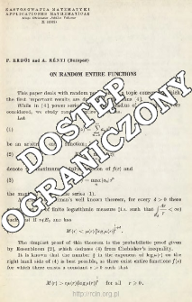 On random entire functions