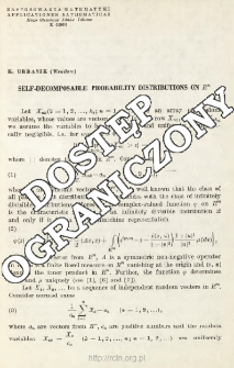 Self-decomposable probability distributions on Rm