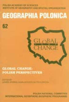 Geographia Polonica 62 (1994 ), Global Change : Polish Perspectives