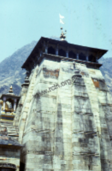 Fragment świątyni w Kedarnath (Dokument ikonograficzny)