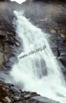 Mountain waterfall in the Himalaya (Iconographic document)