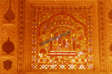 A fragment of a castle in Amer near Jaipur (Iconographic document)