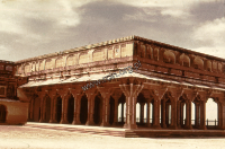 A fragment of a castle in Amer near Jaipur (Iconographic document)