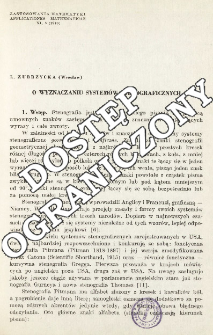 O wyznaczaniu system&oacute;w stenograficznych