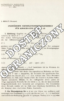 Angen&auml;herte schwingungsfrequenzformeln f&uuml;r konservative systeme (4)