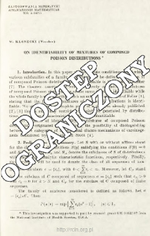 On identifiability of mixtures of composed Poisson distributions