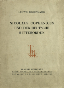 Nicolaus Copernicus und der Deutsche Ritterorden