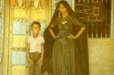 Portrait of a mother with her son, kachchi rabari (Iconographic document)