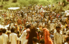 Local market accompanying Mommai Mata festival (Iconographic document)