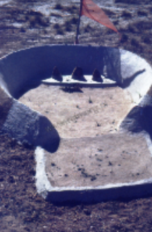 Traditional village, shrines of kachchi rabari (Iconographic document)