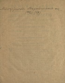 Przymowienie Się Jaśnie Wielmożnego Jmci Pana Mierzeiewskiego Straznika Polnego Koronnego, Posła Wwodztwa Podolskiego [...] Na Sessyi Seymowey dnia 22. Decembris Roku 1789