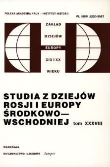 Studia z Dziejów Rosji i Europy Środkowo-Wschodniej. T. 38 (2003), Recenzje