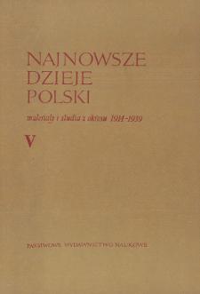 Dążenia zjednoczeniowe w ruchu ludowym (1918-1919)