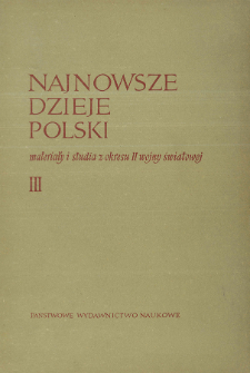 Z akt szefa zarządu cywilnego przy dow&oacute;dztwie 8 armii niemieckiej (październik 1939)