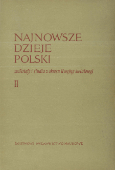 Cele polityczne "Burzy" a sprawa wybuchu powstania warszawskiego