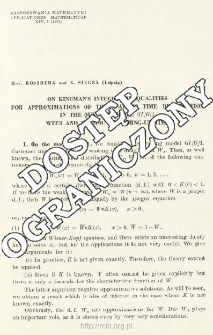 On Kingman's integral inequalities for approximations of the waiting time distribution in the queuing model GI/G/1 with and without warming-up time