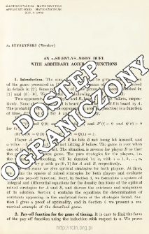 An n-silent-vs.-noisy dues with arbitrary accuracy functions